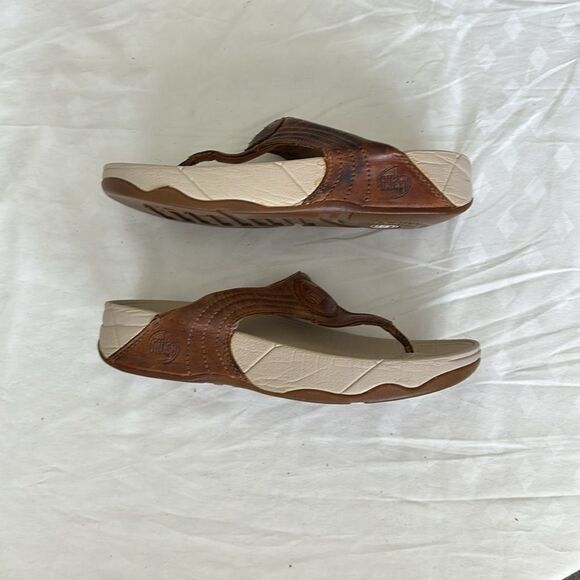 FitFlop WalkStar 3 Leather Toe Post Sandals sz 6 - Picture 4 of 6